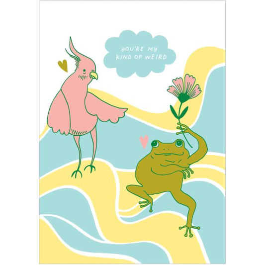 My Kind of Weird Greeting Card