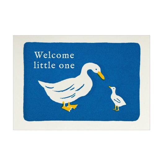 Welcome Little One Mini Greeting Card
