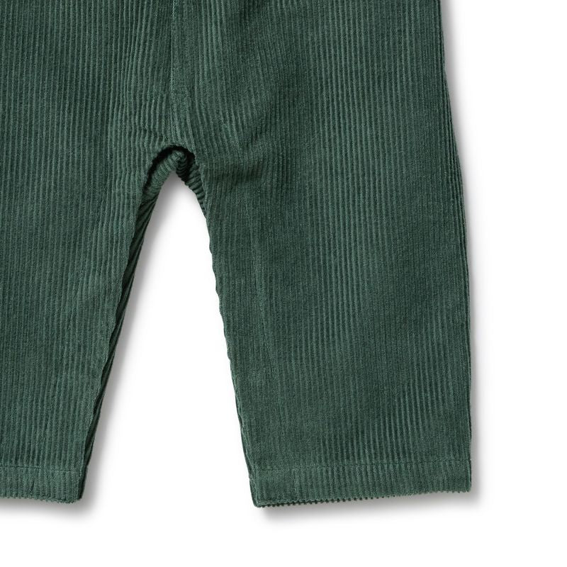 Moss Green Organic Cord Overall