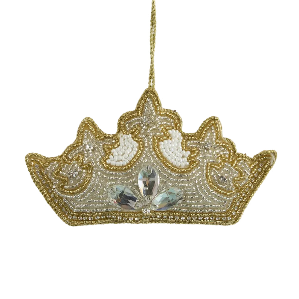 Versailles Beaded Crown Hanging Decoration