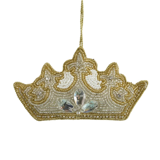 Versailles Beaded Crown Hanging Decoration