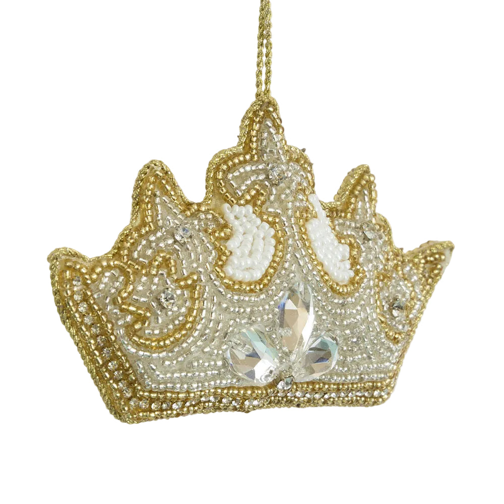 Versailles Beaded Crown Hanging Decoration