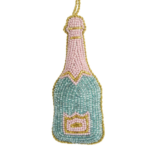Champagne Beaded Hanging Decoration