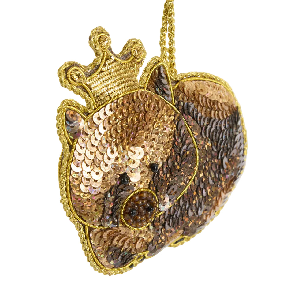 Wombat Sequin Hanging Decoration