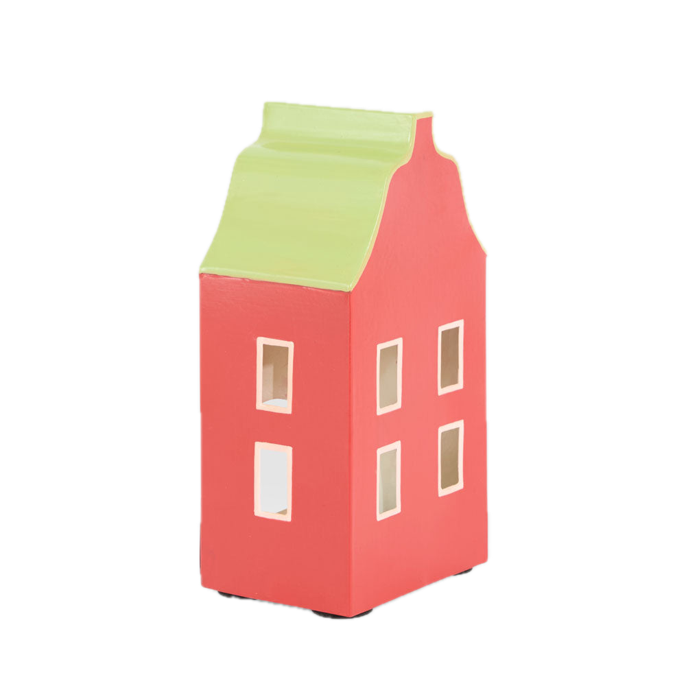 Dutch House Hand Painted Metal House