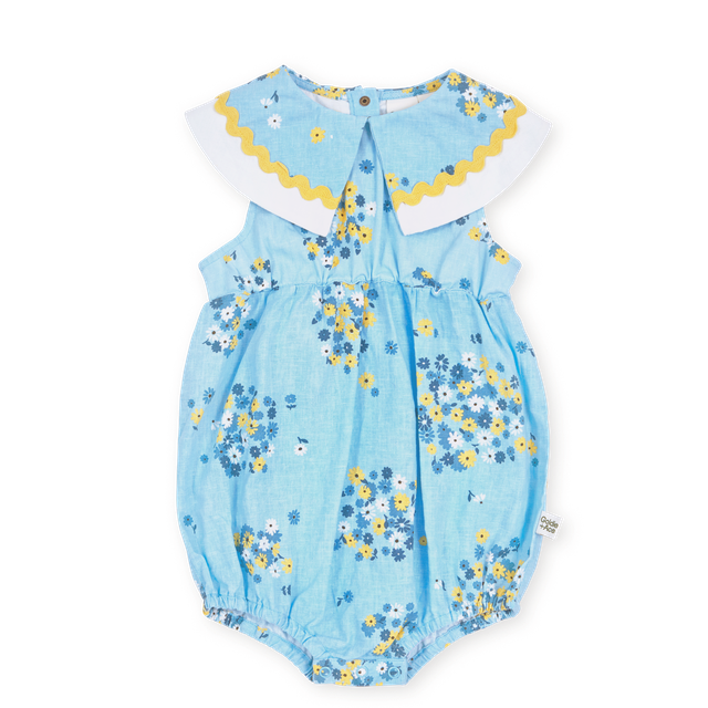 Floral Ava Collared Romper