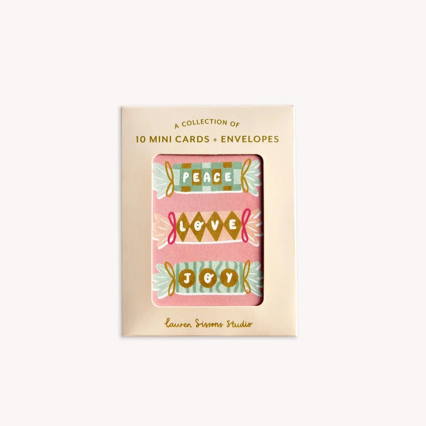 Festive Mini Greeting Card Boxed Set of 10