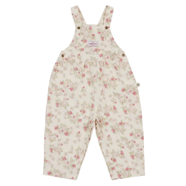 Strawberry Fields Goldie Vintage  Baby Overalls