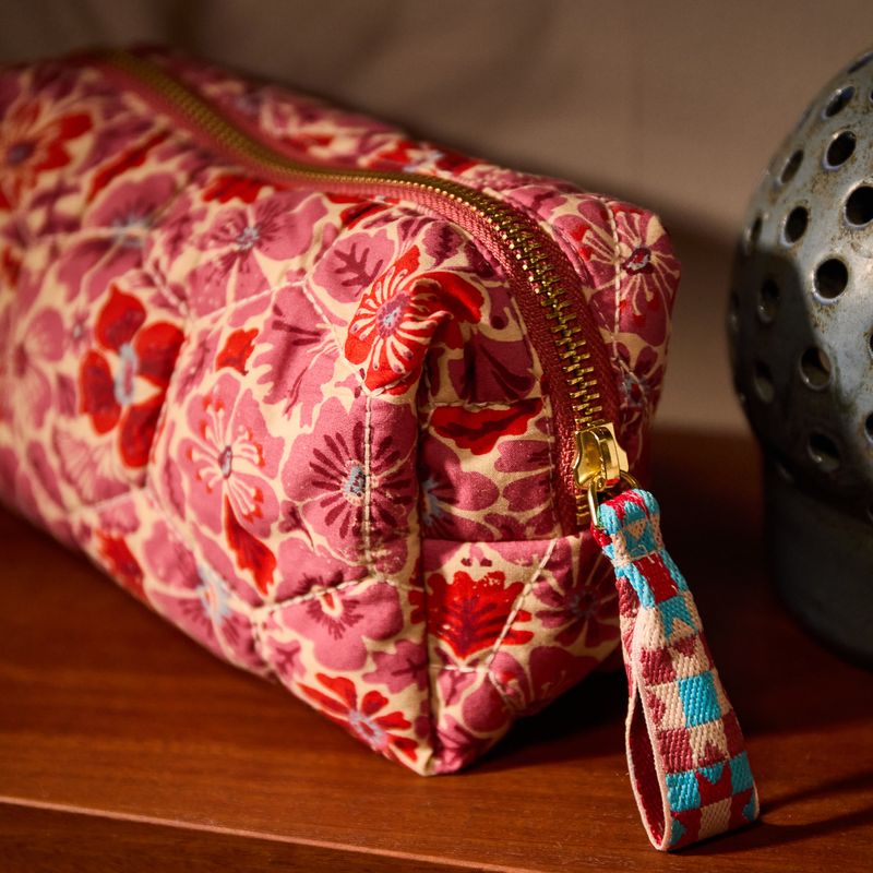 Poppy Magnolia Travel Pouch