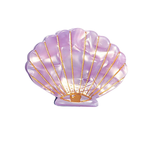 Lilac Shell Clip