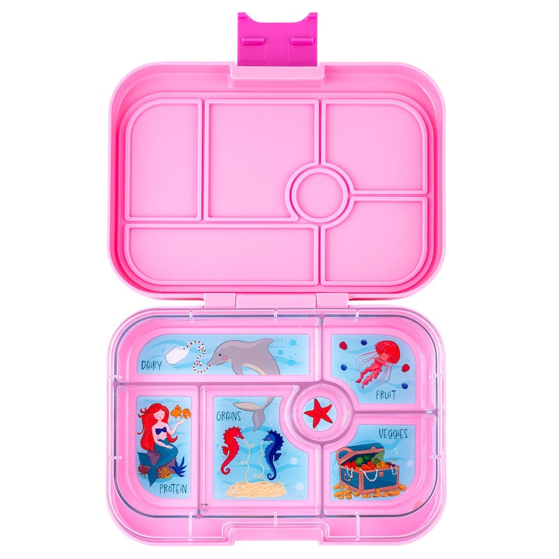 Yumbox Original 6 Compartment Bento Box Pink Mermaid