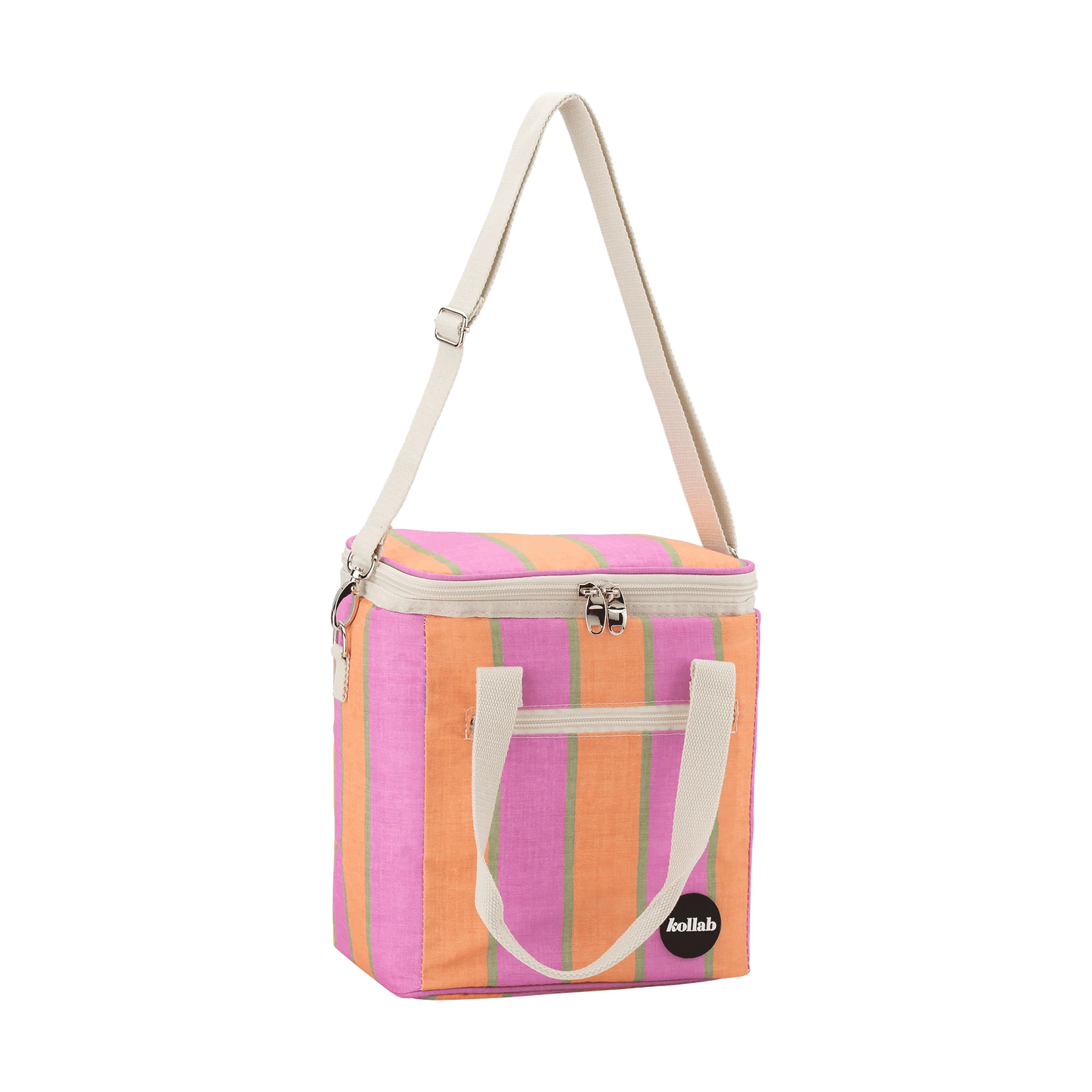 Sunset Stripe Mini Cooler
