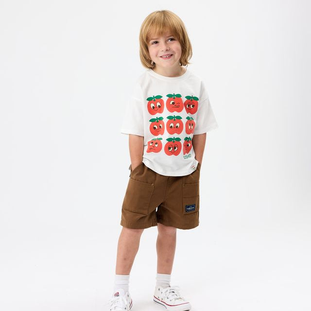Carpenter Brown Kids Short