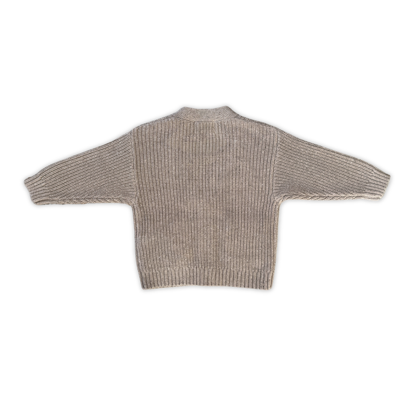 Organic Speckle Kids Knit Cardigan