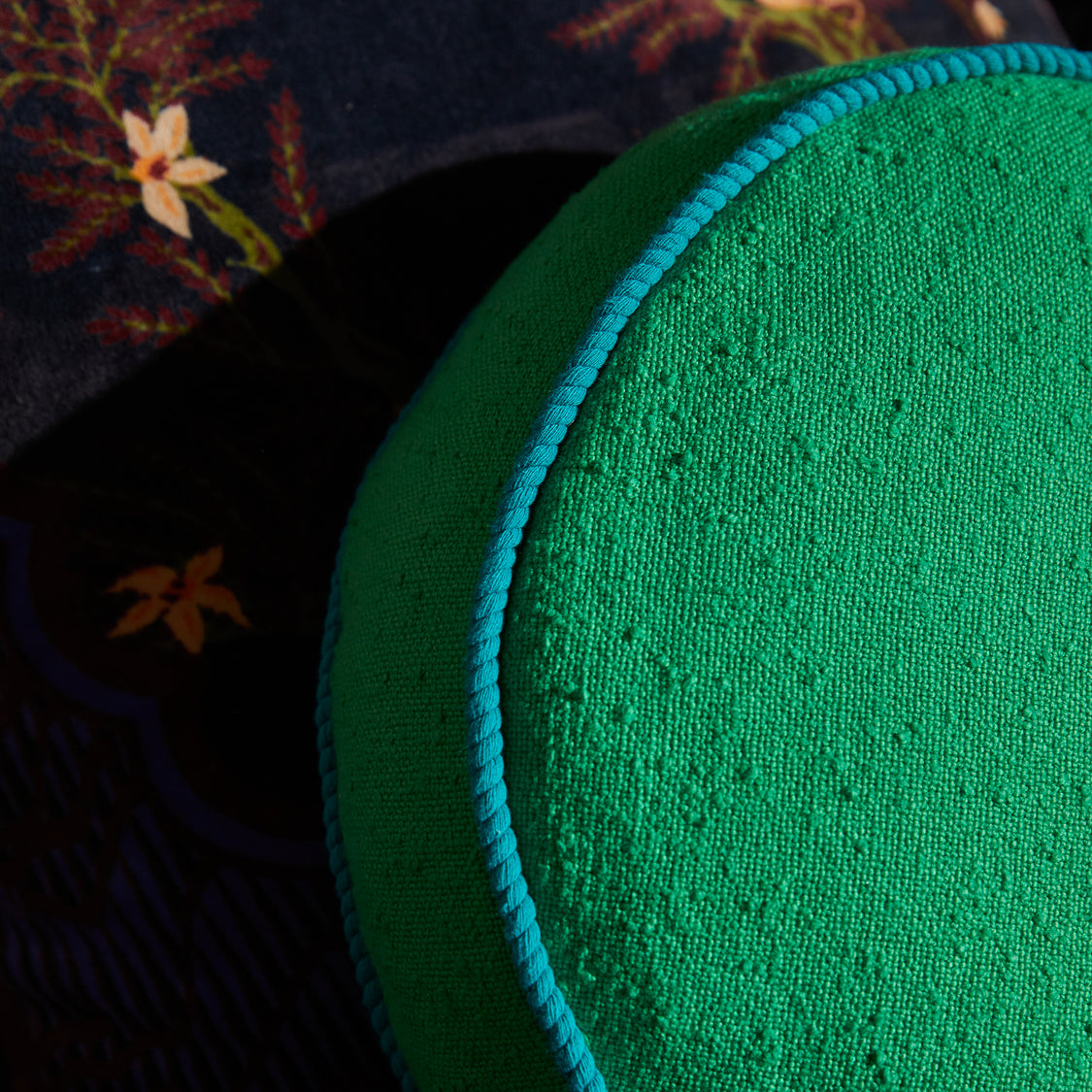 Spring Green Dana Round Cushion