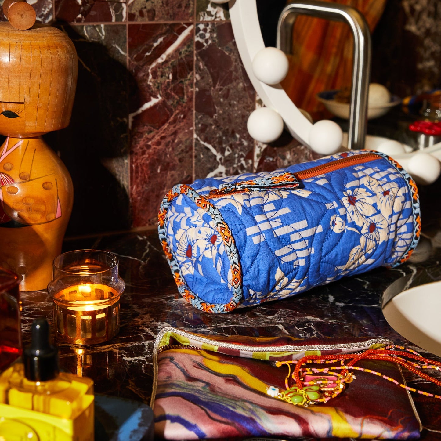 Ultramarine Marta Makeup Bag