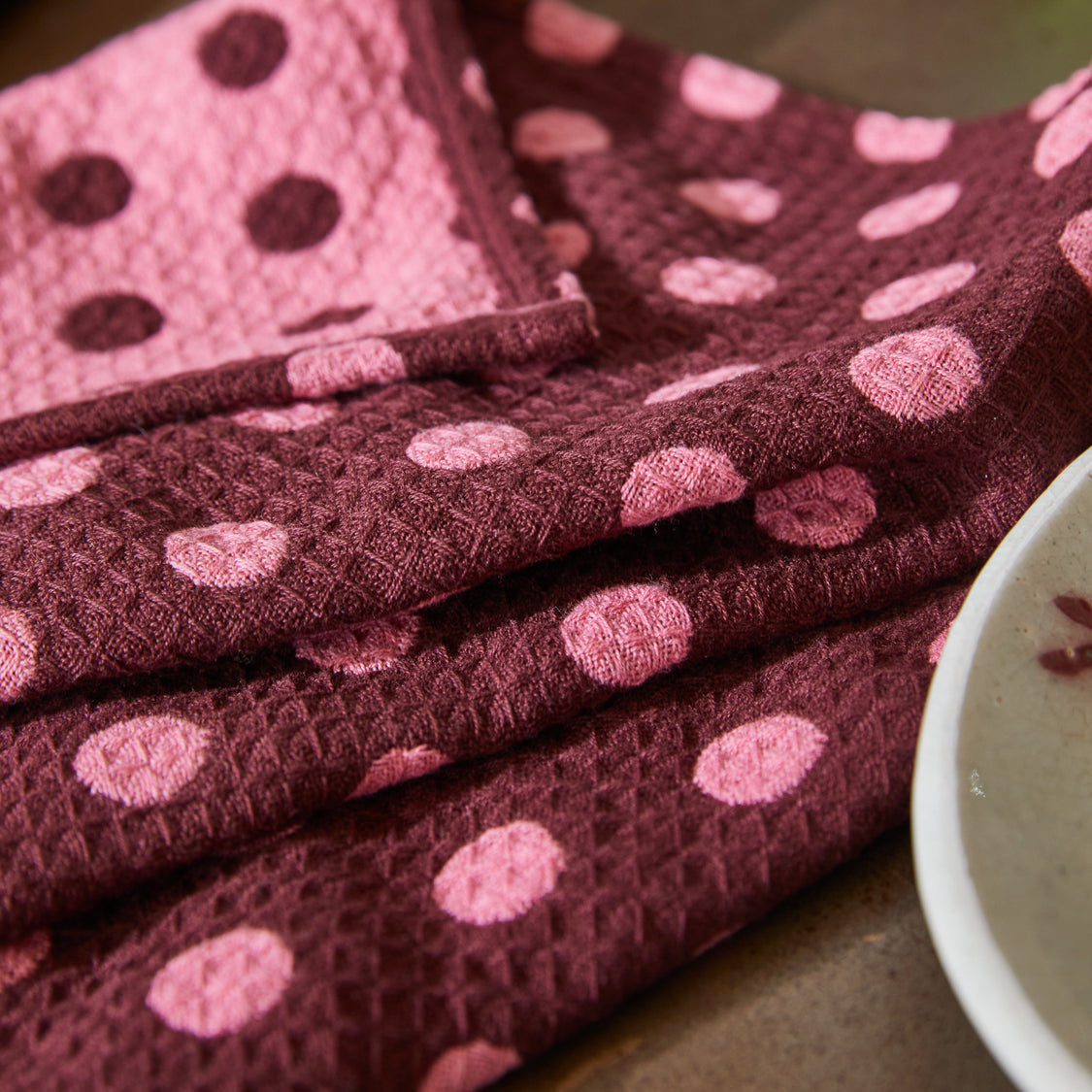 Paige Rosewood Tea Towel