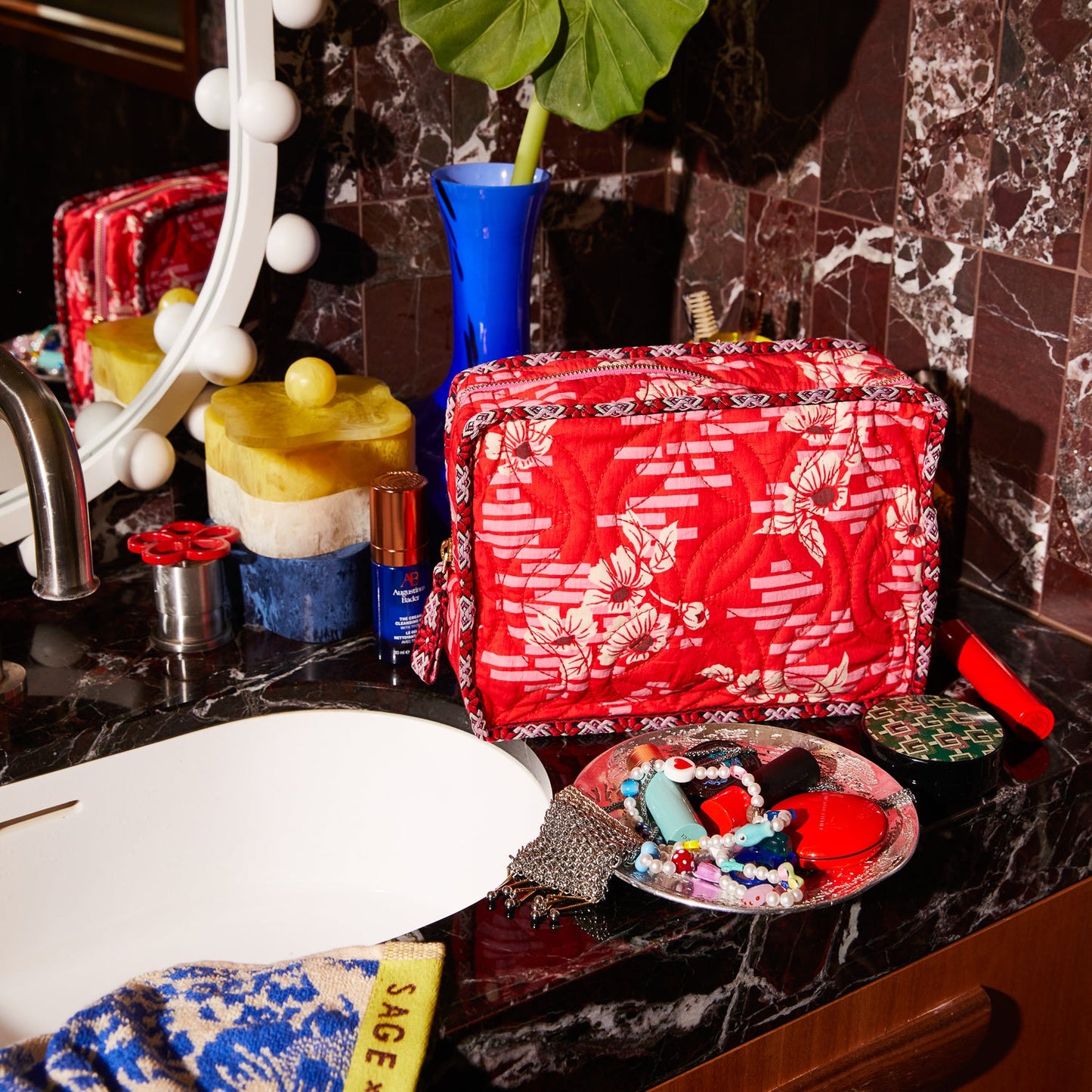 Vermillion Marta Vanity Bag