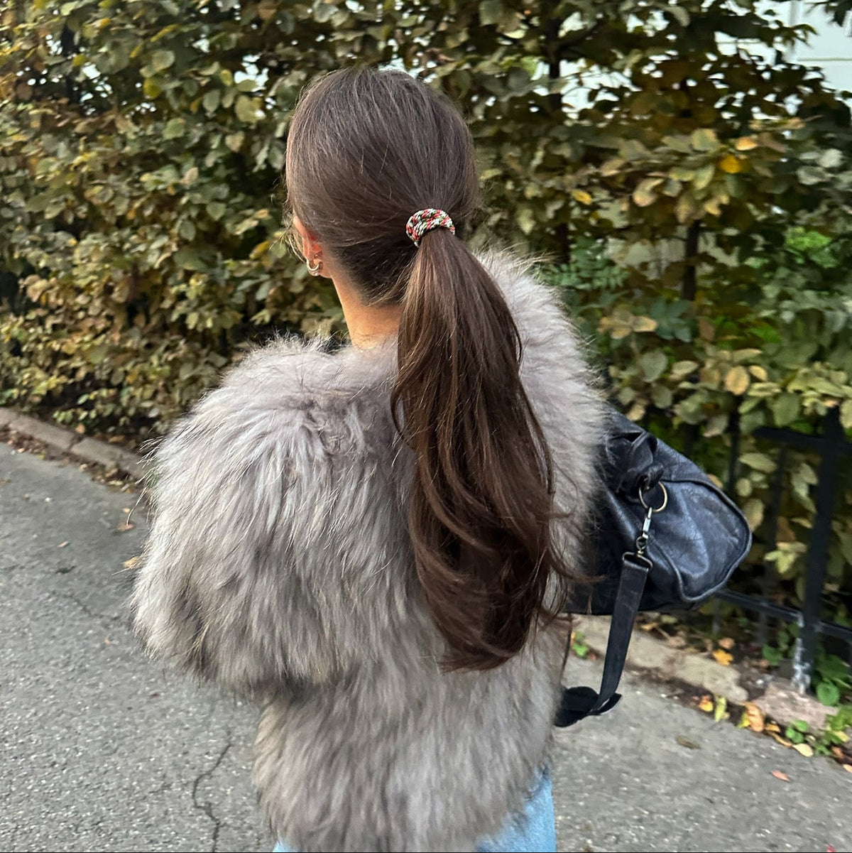 Mix Army Coral KKNEKKI Hair Tie
