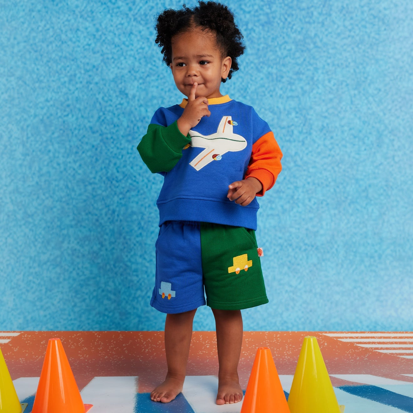 Beep Beep Fleece Baby Shorts
