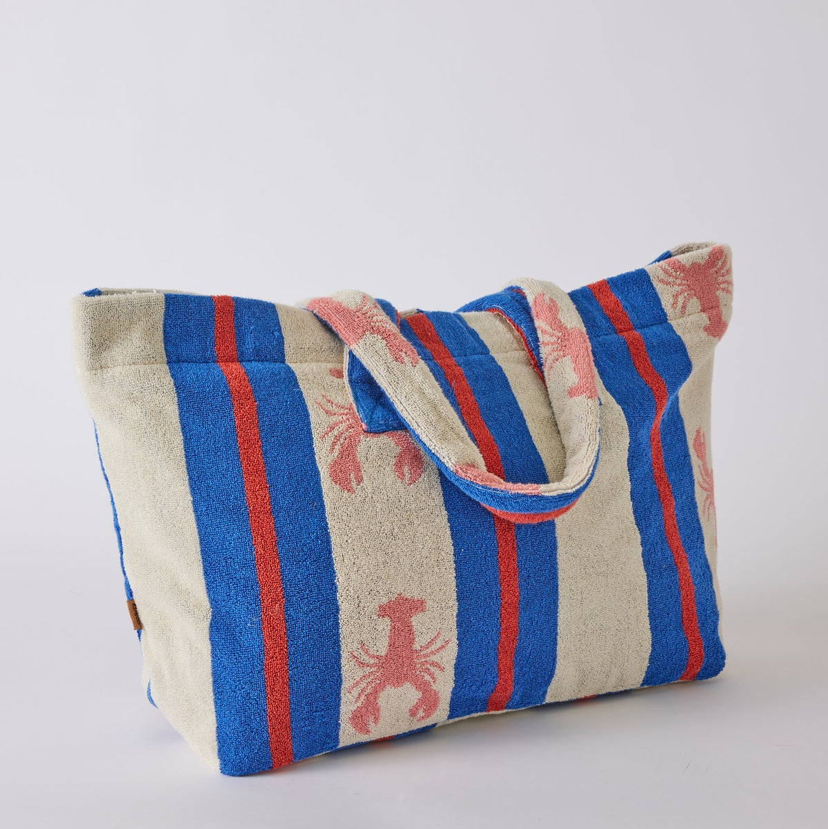Lobster Fan Club Terry Oversized Beach Bag