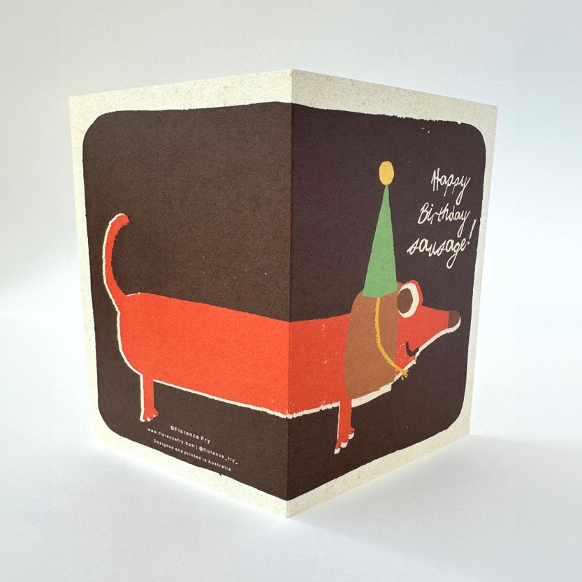 Birthday Sausage Greeting Card