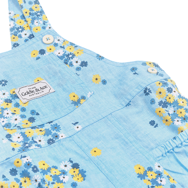 Floral Nikki Pocket Kids Shortall