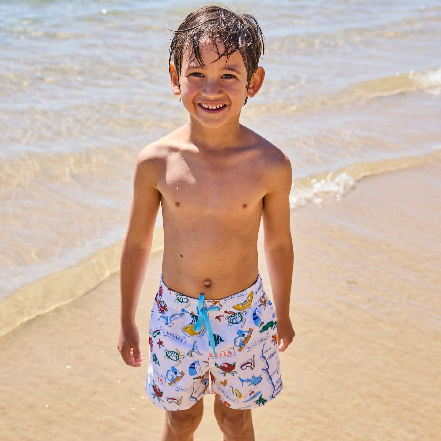Aussie Road Trip Kids Boardies