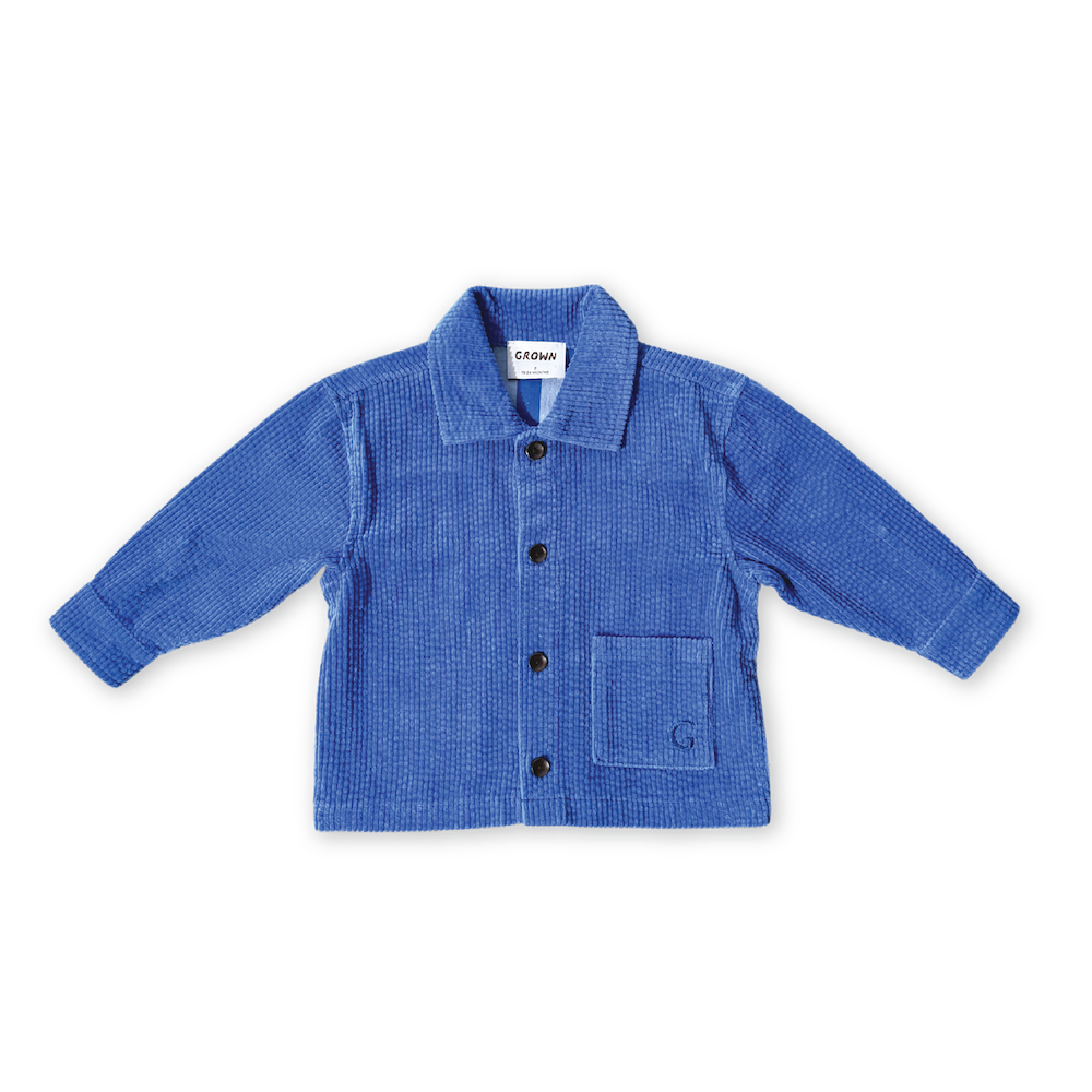 Organic Relaxed Cord Sea Kids Shirt