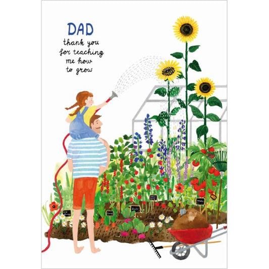 Dad Garden Grow Greeting Card