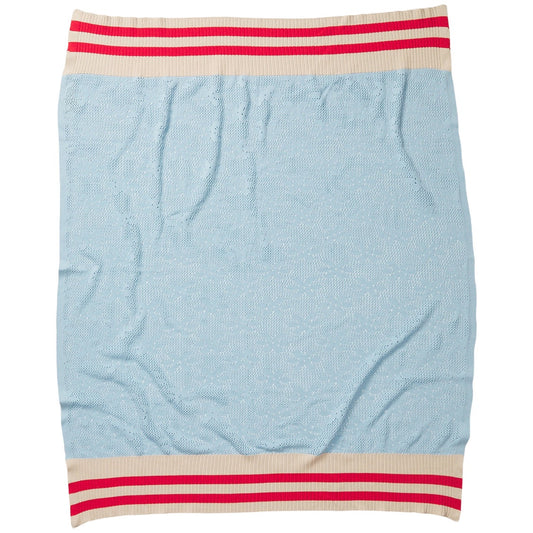Calcite Blue Tabitha Baby Blanket