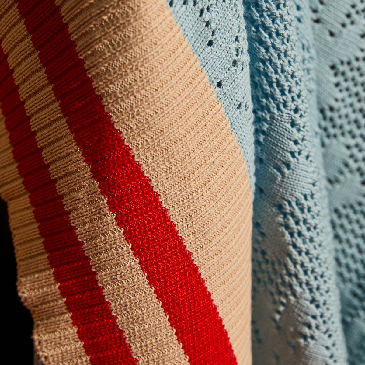 Calcite Blue Tabitha Baby Blanket