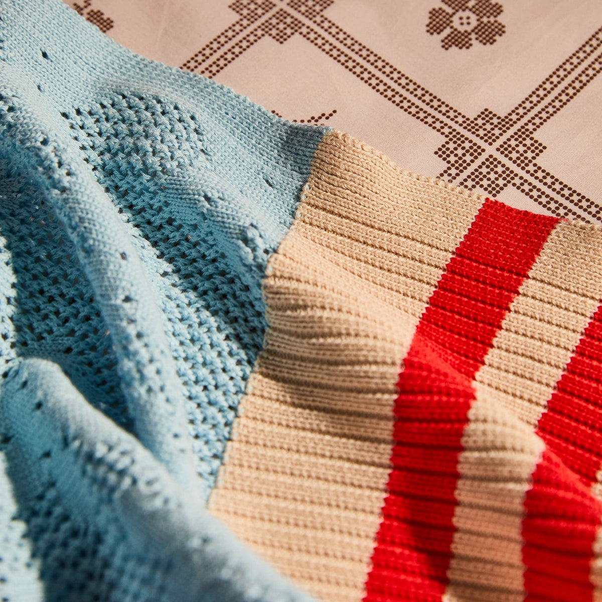 Calcite Blue Tabitha Baby Blanket