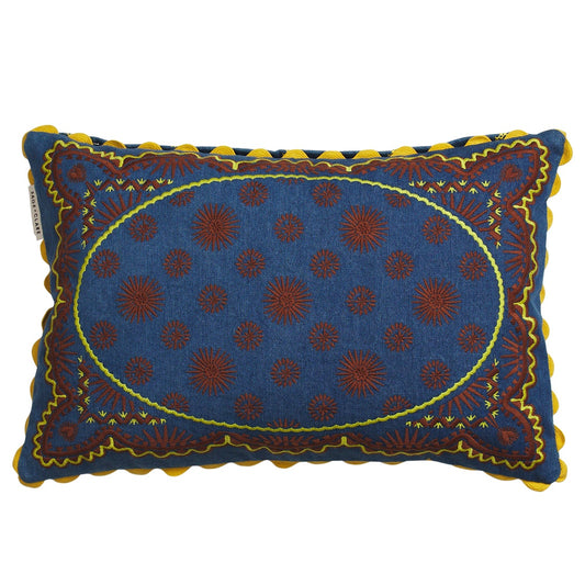 Peridot Anneliese Reversible Denim Cushion