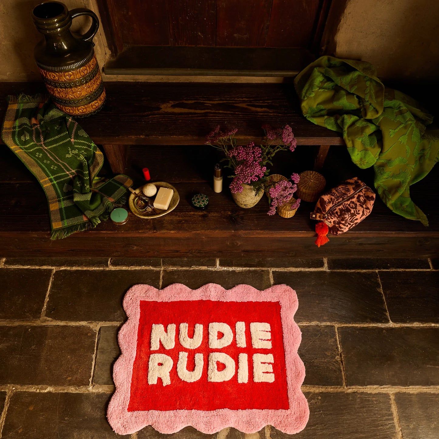 Poppy Romy Nudie Bath Mat