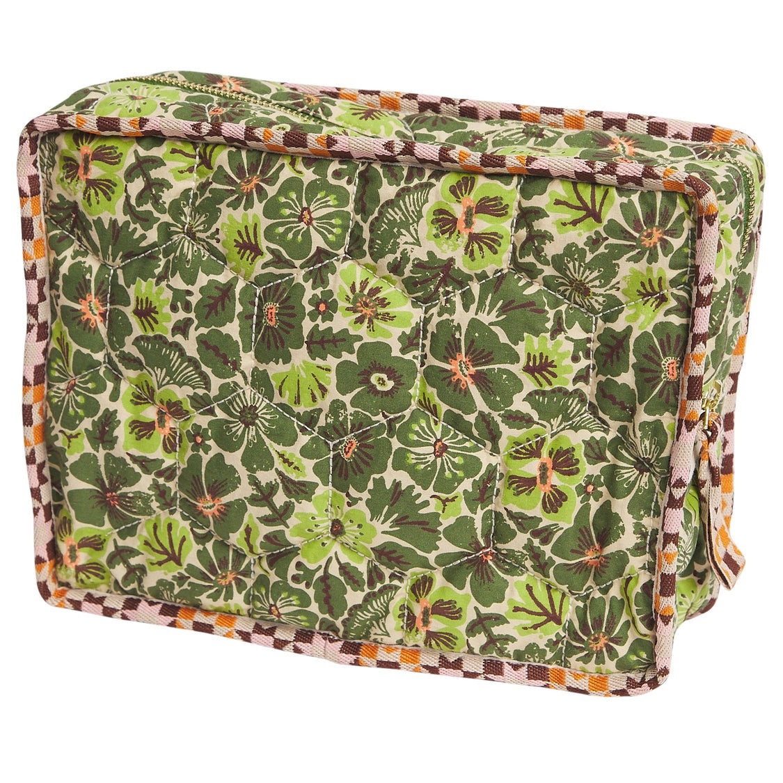 Cactus Green Magnolia Vanity Bag