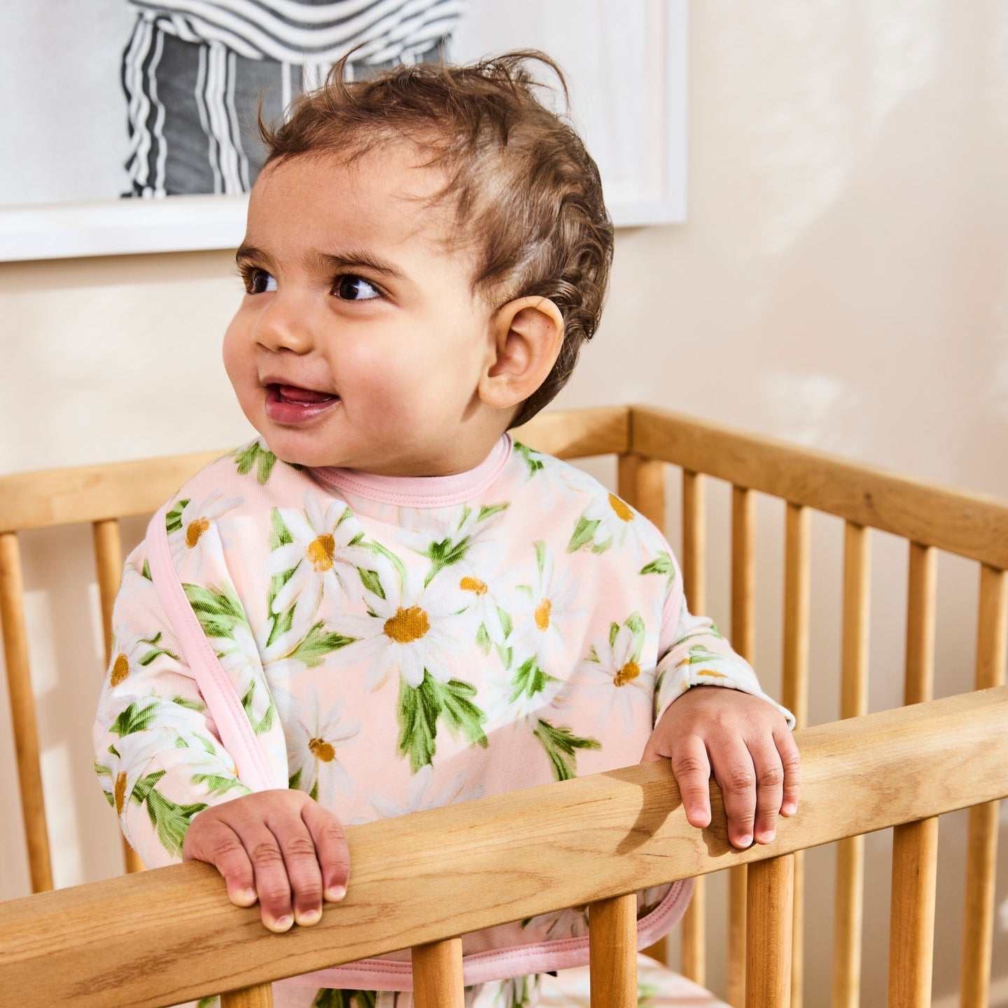 Sweet Daisy Organic Cotton Bib