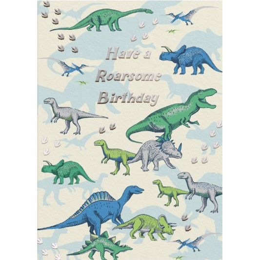 Birthday Dinosaurs Greeting Card
