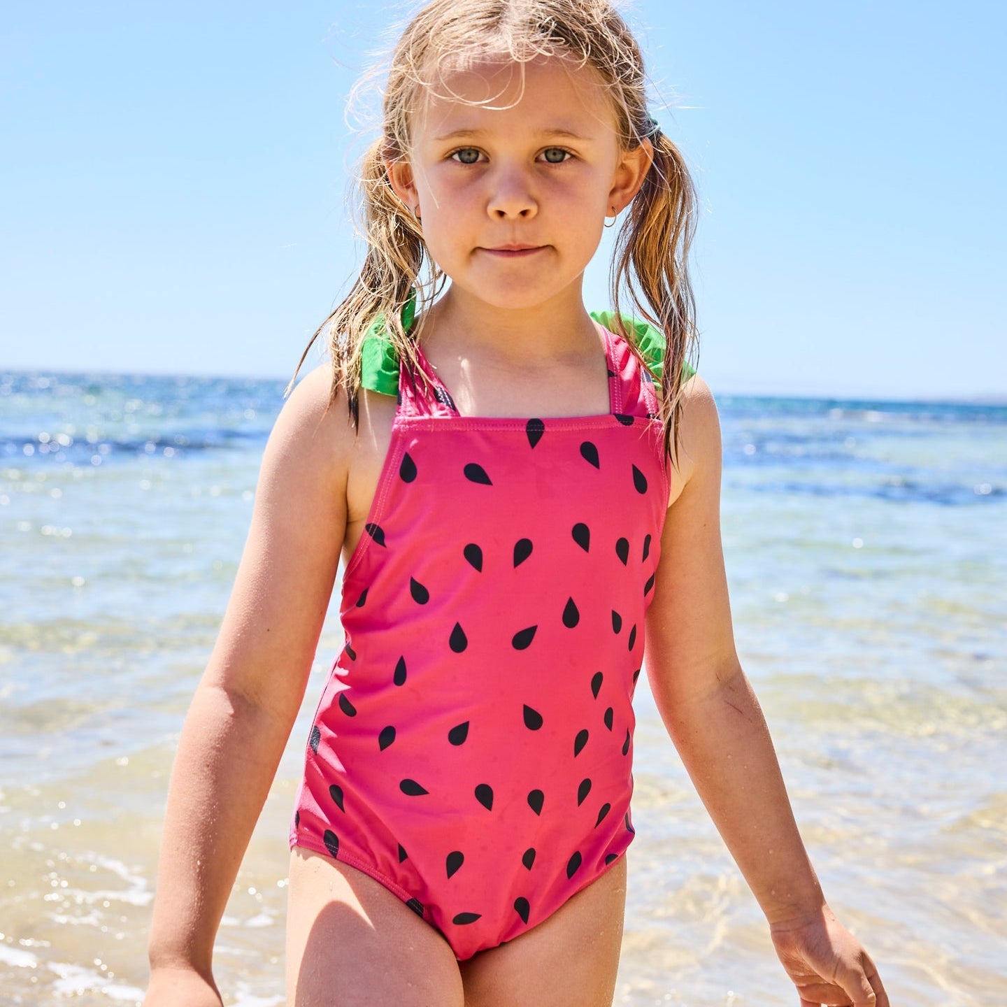 Melon One Piece Kids Bathers