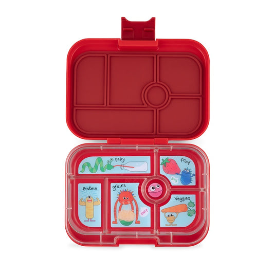 Yumbox Original 6 Compartment Bento Box Red Monster