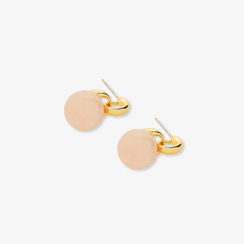 Lula Pink Quartz Earrings