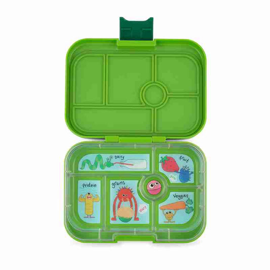 Yumbox Original 6 Compartment Bento Box Green Monster