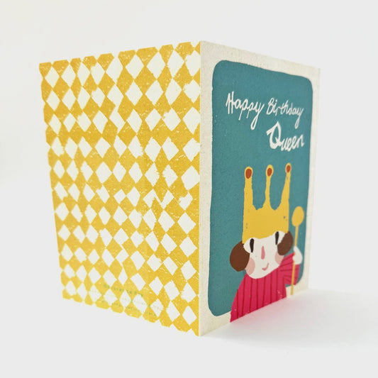 Birthday Queen Greeting Card