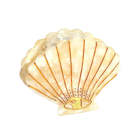 Creamy Shell Clip