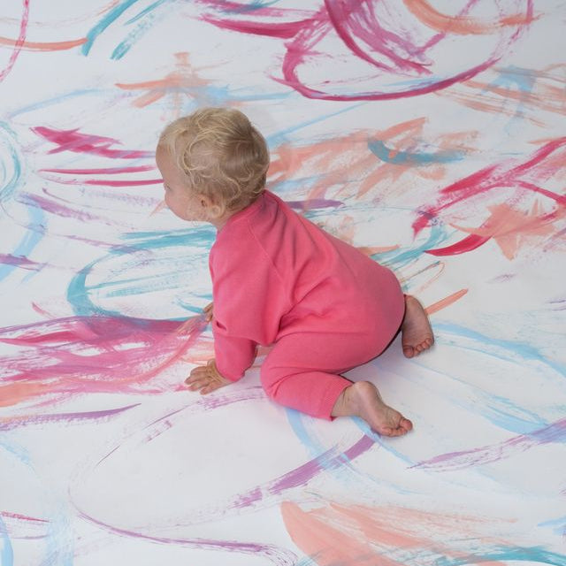 Organic Essential Sorbet Baby Zip Starsuit