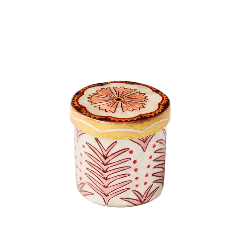 Samira Pink Flower Tall Box