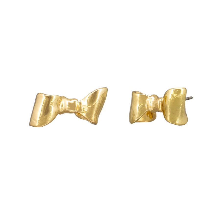 Chelsea Bow Gold Studs