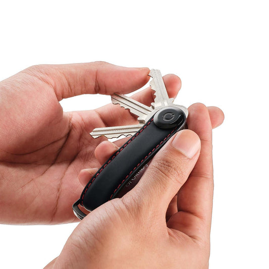 Key Organiser Matte Leather Ember