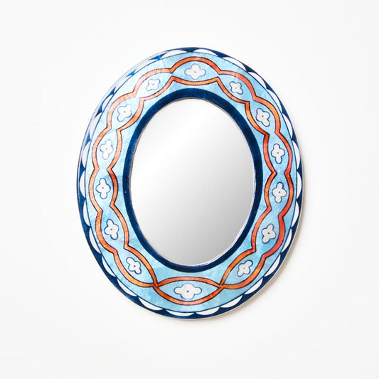 Samira Blue Waves Mirror