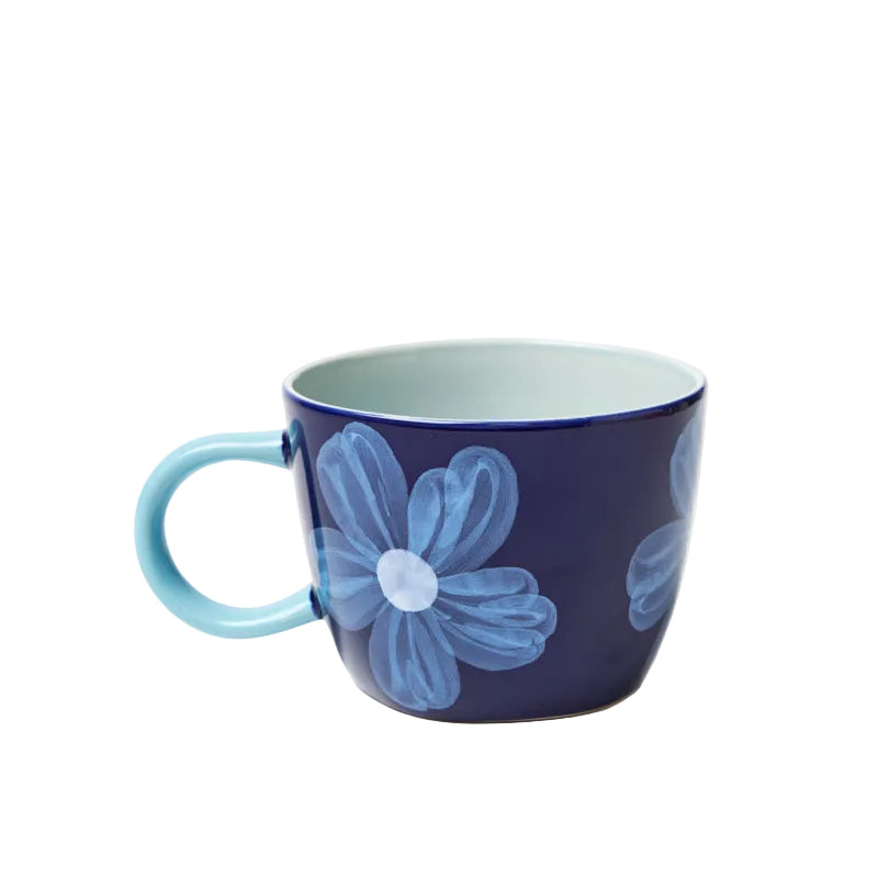 Navy Daisy Chino Boss Mug